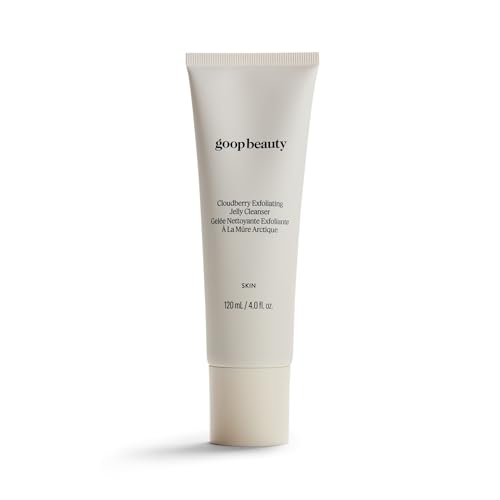 goop Beauty Exfoliating Jelly Cleanser | Face Wash to Clean & Smooth Skin | Squalane, Kakadu Plum, & Vitamin C | Moisturizes & Soothes Skin | Paraben & Silicone Free | 4 fl oz
