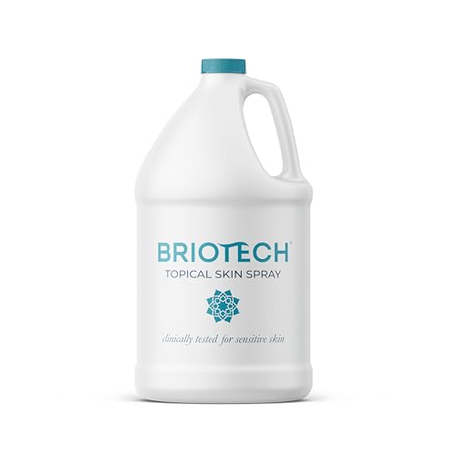 BRIOTECH Hypochlorous Acid Spray, Topical Skin Face & Body Mist, Support Irritations, Soothe Redness, Dry Skin & Scalp, Athletic Itch, Packaging May Vary