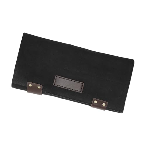 VOCOSTE Barber Scissors Bag Roll-Up, 12-Pocket Salon Tool Pouch