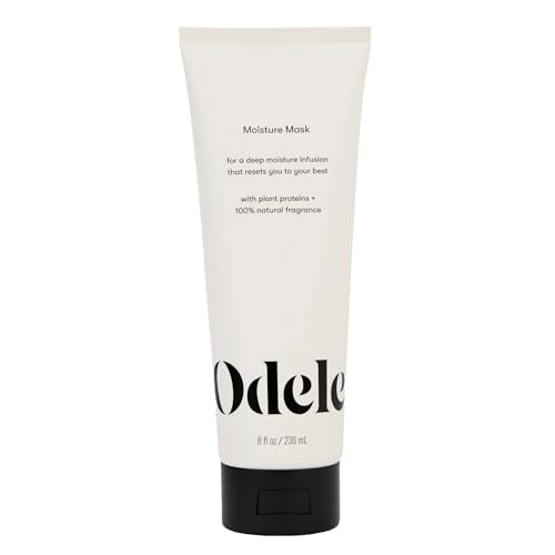 Odele Moisture Hair Mask, Conditioner Treatment with Jojoba and Argan Oils for All Hair Types + Textures, 8 Fl Oz