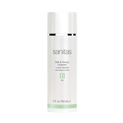 Sanitas Skincare Milk & Honey Cleanser, Rich, Restorative Cleanser, Cleanser for Dry Skin, 5 Ounces