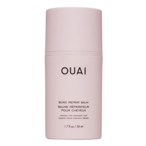 OUAI Bond Repair Balm 1.7 oz Travel Size Hair Mask for Damaged Hair