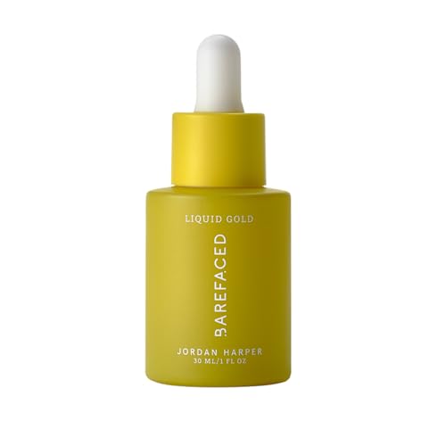 Barefaced Liquid Gold 1 Fl Oz - 15% Vitamin C Serum with Hyaluronic Acid & Vitamin E for Anti-Aging, and Hydration, Antioxidant Formula, Reduces Dark Spots, Acne & Wrinkles