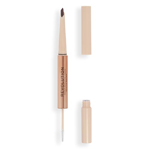 Fluffy Brow Filter Duo - 2-in-1 Eyebrow Pencil & Gel, Medium Brown
