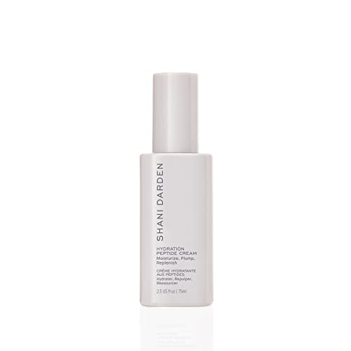 Shani Darden Hydration Peptide Cream, Oil-Free Face Moisturizer with Peptides, Squalane, Niacinamide & Ceramides for Normal to Dry Skin, Up to 72 Hours of Hydration Without Clogging Pores, 2.5 fl oz