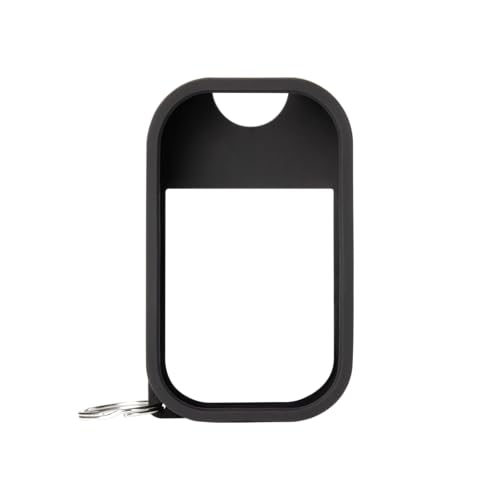 Touchland Silicone Hand Mist Case with Keyring - Jet Black
