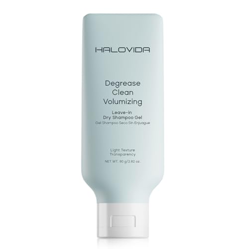 HALOVIDA Leave-In Dry Shampoo Gel, Oil Control & Refresh