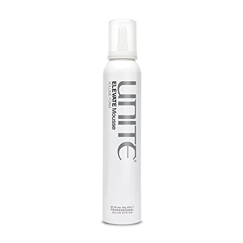UNITE Hair ? ELEVATE Mousse ? Weightless Styling Foam for Full-Bodied Volume, Shine & Flexible Hold ? Frizz-Free Finish ? UV & Thermal Protection ? 6 Oz