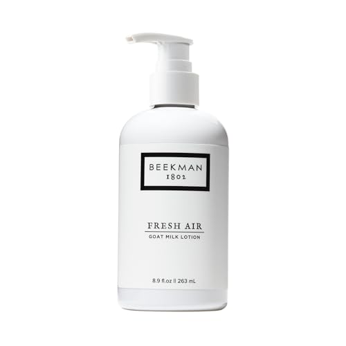 Beekman 1802 Goat Milk Body Lotion, Fresh Air - Scented - 8.9 oz - Hydrating & Deeply Moisturizing - With Shea Butter & Jojoba Seed Oil - Good for Sensitive Skin - Cruelty Free