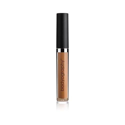 Bodyography Skin Slip Full-Coverage Liquid Concealer | Lightweight, Buildable Formula with 35% Pigment | Infused with Glycerin & Vitamin E for Hydration | Satin Finish, All-Day Wear