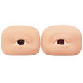 3D Silicone Eye Practice Model - Realistic Eyebrow & Lash Training Pair