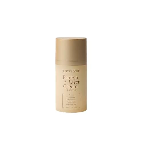VELVET CODE Protein Layer Cream - Formulated by Korean Dermatologists | K-Beauty Hydration, Textures | PDRN, Phytosterols, Hytrolyzed Protein, Vegan, Silicone-Free (50ml / 1.69 fl. oz)