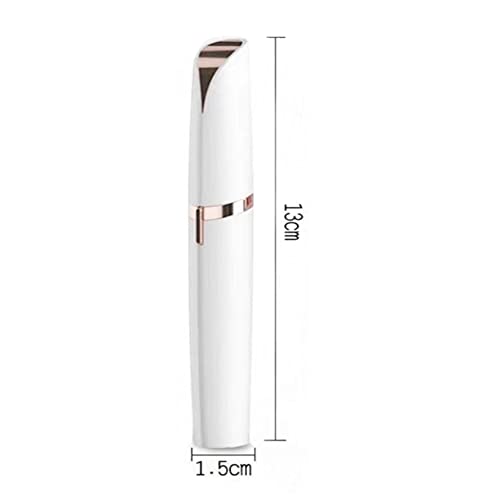 USB Rechargeable Portable Electric Eyebrow Trimmer for Women,Painless Precision Eyebrow Hair Remover,Safe Eyebrow Shaver Razor Tool for face Leg Lip Armpit Hand(White)