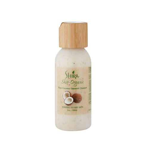 Shira Shir-Organic Pure Coconut Oatmeal Cleanser For Normal To Dry Skin Removes Dead Skin Cells And Provide Nourished Hydrated Soothing Skin.(89ml)