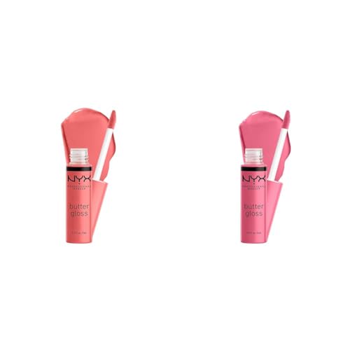NYX Butter Gloss Lip Gloss Strawberry Cheesecake & Vanilla Cream Pie