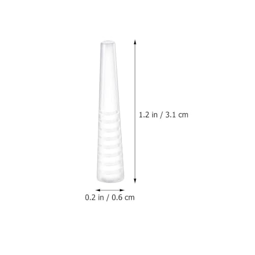 50pcs Tweezer Tip Covers: Clear Tweezer Point Protectors Cap - Makeup Beauty Supplies, General Size