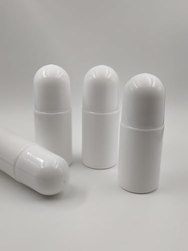 4-Pack 50mL Empty Roll-On Bottles for Essential Oils & Deodorants