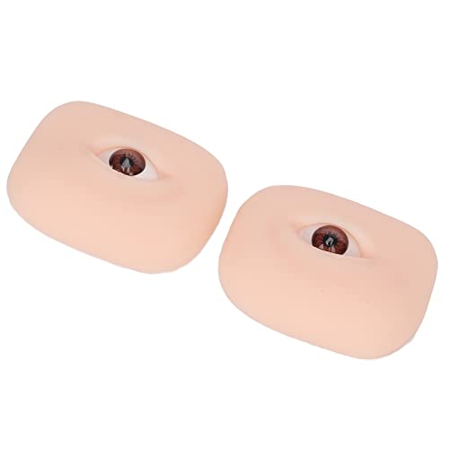 Soft Silicone Eye Model Practice Pair for Makeup & Eyebrow Training
