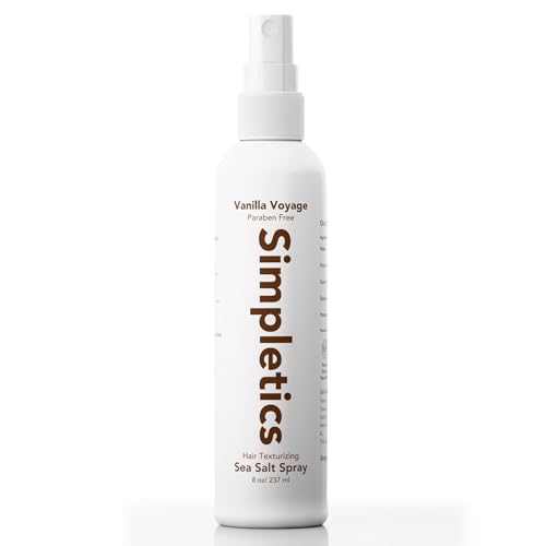 Simpletics Sea Salt Hair Spray for Beach Waves & Volume 8oz