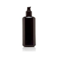 Infinity Jars 200 Ml (6.8 fl oz) Refillable Ultraviolet Black Glass Pump Bottles Leak-Proof Travel Containers for Toner, Sanitizer, Beard Oil, Hair Serum, Essential Oils 10-Pack