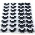 16 Pairs Mink Eyelashes 8-25mm Natural Dramatic Volume
