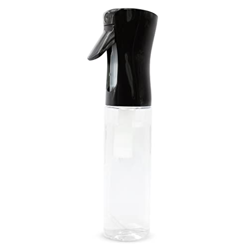 Colortrak Large Reusable Clear Spray Bottle, 12 Oz Continuous Mist for Hair Styling and Cutting, Indoor Plants, Cleaning, Misting and Skin Care - 354ml