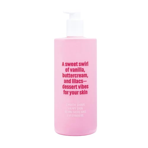 Coochy 32 oz Moisturizing Shave Cream for Sensitive Areas - Frosted Cake Scent