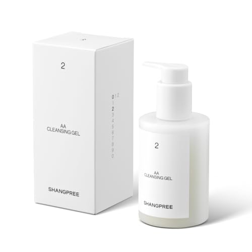 SHANGPREE AA Cleansing Gel, Gentle Cleanse, Soft Finish, Hydrates Without Greasiness, Low-Foam Makeup Melt, For Sensitive & Dry Skin, 200ml / 6.76 fl.oz.
