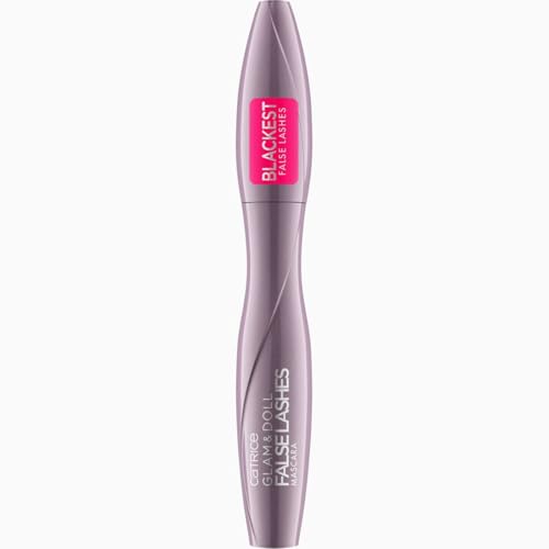 Catrice Glam & Doll False Lashes Mascara (010 Black) - Volume Boosting Formula & Vegan