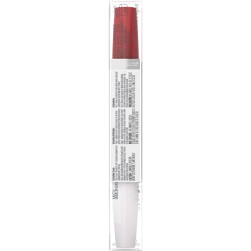 MAYBELLINE Super Stay 24 2-step Long Lasting Liquid Lipstick and Lip Balm, 925 Brooklyn Sunset, 1 count