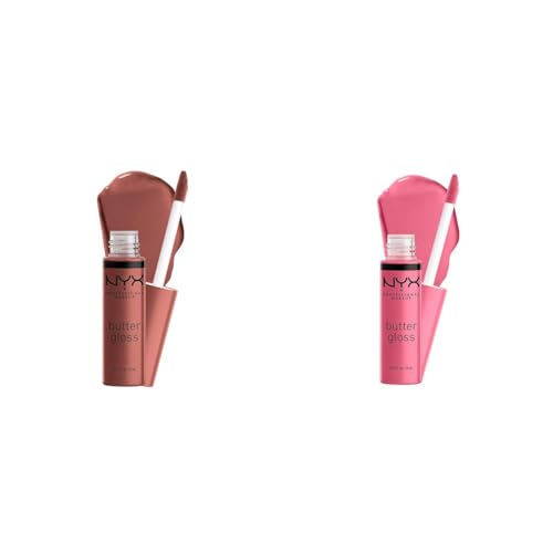 NYX Butter Gloss Lip Gloss Duo - Praline & Vanilla Cream Pie