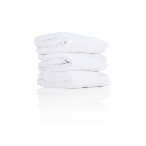 Emma Hardie 3 Pack Dual Action Microfibre & Muslin Cleansing Cloths, Perfect for Removing Cleansing Products, Gentle Exfoliation, Deep Pore Cleansing, Skin Brightening & Toning