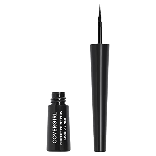 Covergirl Perfect Point Plus Liquid Eyeliner Black Onyx 0.85 Fl Oz - Precise, Long-Lasting Makeup