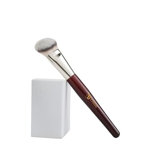BLISSHI-Foundation Brush- Contoured makeup Brush-Perfect for Cream and Liquid Foundation Application-Blushing-Bronzer-Ideal for Blending and Highlighting Face Brush