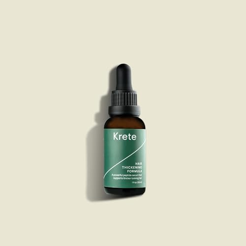 Krete Hair Thickening Formula ? Supports Thicker-Looking Hair for Men ? 1 fl oz