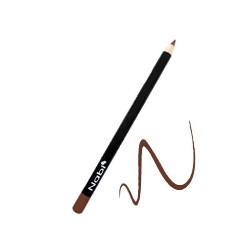 12-Color Wooden Lip Liner Pencil Set, Long-Lasting