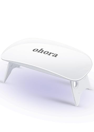 ohora LED Lamp for Gel Nail Strips - 6W, Portable Curing Light