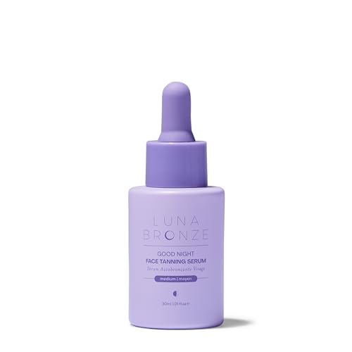 Luna Bronze Good Night Face Tanning Drops - Vegan Self Tanner