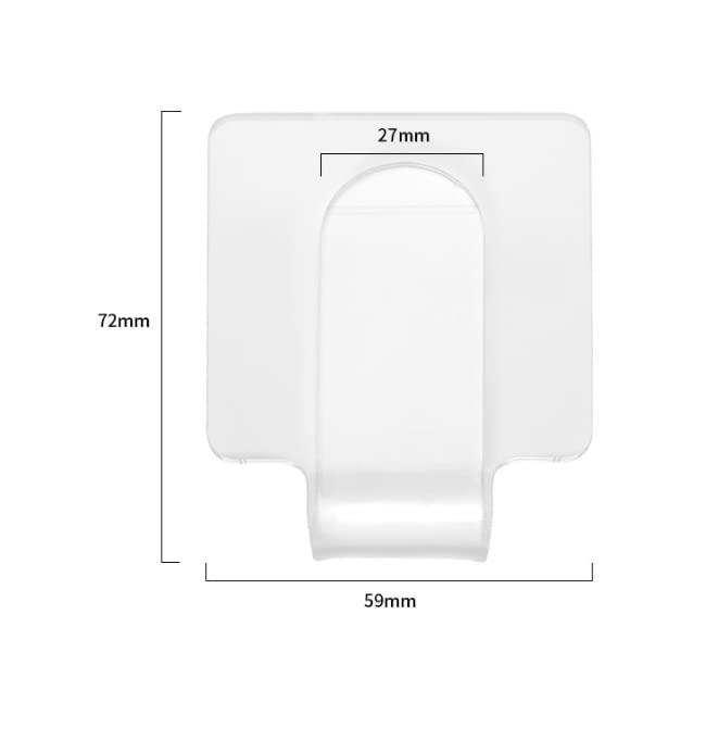 Acrylic Makeup Mixing Palette for Nail Art & Cosmetics - 1 PCS