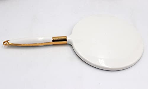 Round Hand Mirror for Makeup & Hair Styling, 6.9in