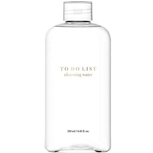 TO DO LIST Cleansing Water | Premium Micellar Water Make up Remover | Oil-free Lip & Eye Makeup Remover | Agua Micelar Cleanser | 8.45 Fl. Oz. | Korean Skin Care For All Skin Types