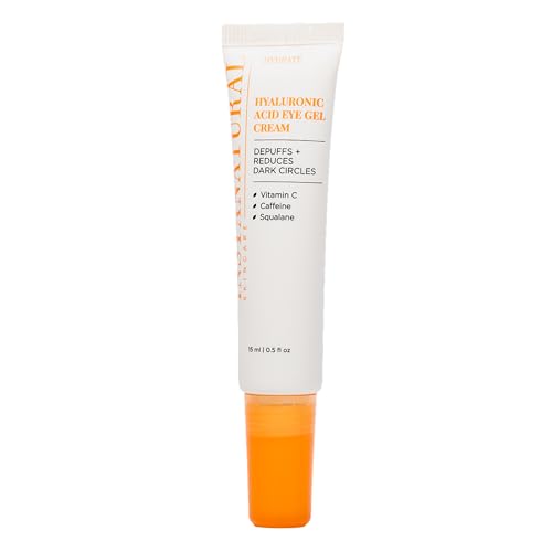 InstaNatural Hyaluronic Acid Eye Gel Cream, 0.5 Oz