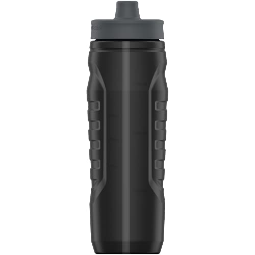 Under Armour Sideline Squeeze Water Bottle, Designed with Quick-Shot Lid, Quick & Easy Hydration, 32 oz