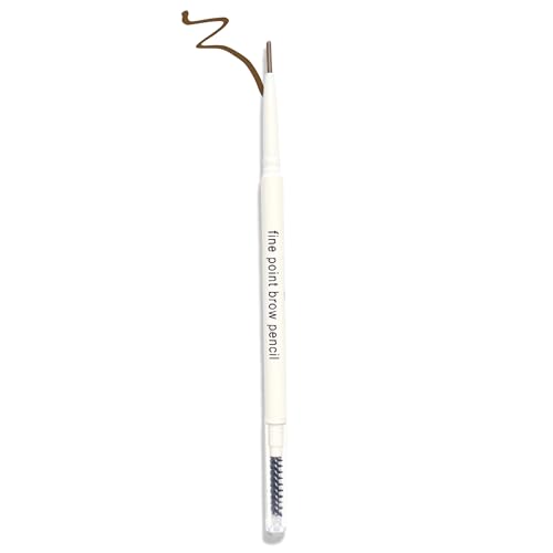 Honeybee Gardens Fine Point Brow Pencil, Chestnut, Long-Lasting Eyebrow Definition, Vegan, Cruelty-Free Beauty