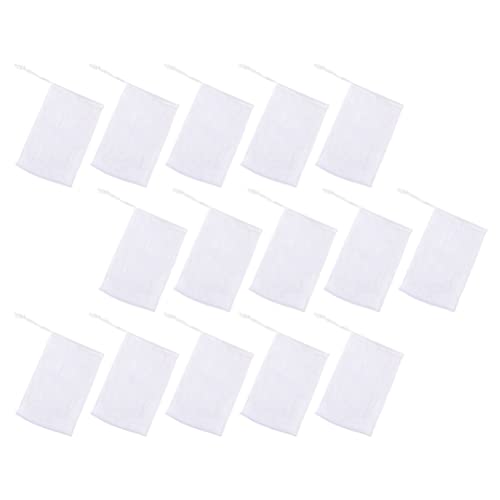 Zerodeko Soap Bags 100 Pack - Mesh Foam Pouches White