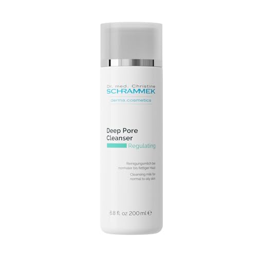 Deep Pore Cleanser (6.8 fl oz) - Cleansing Milk for Normal Skin - Makeup Removal - Face Wash & Cleanser ? No Parabens - Skin Care - Dr Schrammek