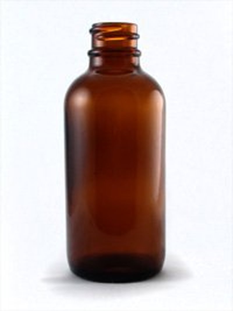 1 oz Amber Glass Bottle with Fine Mist Sprayer (Pack of 6)