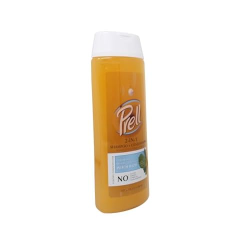Prell Witch Hazel Color Safe Refreshes & Hydrates 2-in-1 Shampoo + Conditioner for Dry, Damaged Hair, 13.5 fl.oz
