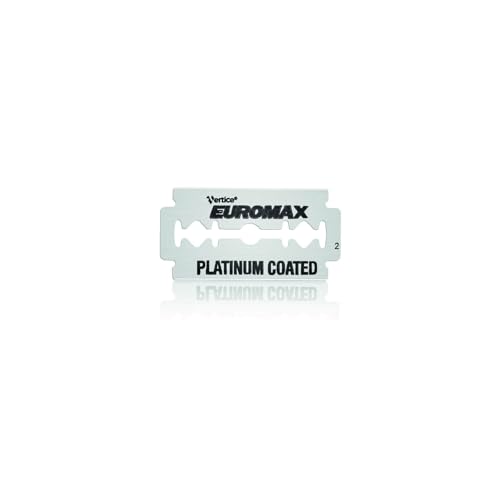 EUROMAX Replacement Blades for Beard Stainless Steel | 100 Pieces Premium Quality