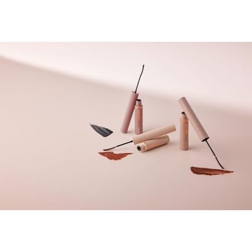 mude Inspire Skinny Curling & Multi-Fixer Volumizing Curling Thin Wand Mascara for Precise Appplication Dramatic Lashes Smudge-Proof Water-Proof Stays on All Day (04 Clear Black)